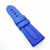 24mm / 22mm 115/75mm Luxury and High Quality Length Rubber Band Strap for PAM PAM111 Wirstwatch