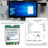 Schede RTL8852BE AX1800 Dual Band 2.4G/5G WIFI WiFi 6 Card Network NGFF M.2 Scheda 802.11ax BT 5.0 per supporto per laptop/PC Windows10/11