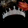 Belierri per capelli di matrimonio European Fashion Accessori per capelli per matrimoni CZ CZ CON e TIARA DONNE GIOITÀ GIOITÀ DI GIOCHI Crystal Accessori per gioielli da sposa L46 L46