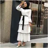 Podstawowe sukienki swobodne plus size abaya indyka