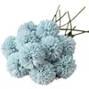 Fleurs décoratives XD-Artificial Chrysanthemum Ball Bouquet 10pcs présents pour les personnes importantes glorieuses morales