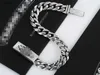 Charm Armband 2024 Nya Cross Mens and Womens Fashion Brand Domineering Personlighet Retro Handmärke Thai Silver L46