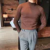 Men's Sweaters 2024 Slim Fit Mock Neck Sweater - Korean-Style Casual And Stylish Soft Knit Fabric 14 Colors Perfect For Spring S-4XL