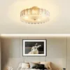 Chandeliers Modern Minimalist LED Chandelier Light For Living Dining Room Bedroom Foyer Hall Wardrobe Indoor Warm Home Lamp Crystal Glass