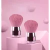 Brosse à ongles de champignons populaire rond Small Flower Paint Gel Brosse de nettoyage de poussière Faire des broussailles