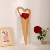 Enveloppe cadeau coeur en forme de coeur sac à main en papier d'emballage en papier bouquet d'emballage de bouquet d'emballage d'emballage