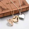 Choker 1pcs Necklace Heart Shape Stainess Steel Pendant Chain Jewelry Party Beauty Girls Po Locket