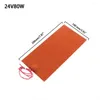 Blankets Fast Heating Pad Heater Plate Mat 0.4 W/cm² 12V/24V 150mm Line 1pc Electric Orange Silicone With Adhesive Backing Blanket