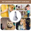 Porteurs de chats Sling Carrier Dog Mesh Sac à bandoulière portable Pet pliable pour le camping