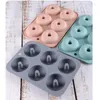 Stampi da forno a forma di ciambella in silicone Microonde resistente al calore Microonde Easy Clean Home Cucina Strumenti