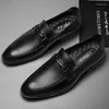 Casual Shoes 2024 Men Genuine Leather Formal Dress Business Loafers Designer Breathable Slip On Driving