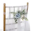 Bröllopsblommor Bouquet Chair Flower For Event Ivory Blue Pink Ramos de Novia 2024