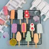 Formy do pieczenia 4 bary lody silikonowe pleśń Popsicle DIY Deser Sok lodówki można ponownie wykorzystać