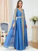 3229 Spot Hurtowa Dubaj Dubai Dubai's Splating Super Long Rleeve Autumn Damska sukienka Abaya