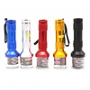 Electric Grinder Smoking Accessories Aluminium alloy Flashlight Herb Grinders Dry battery power supply Many Times Use Metal plastic Tobacco Crushers 5 Color