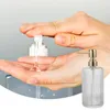 Förvaringsflaskor resor flaska transparent lotion dispenserande glas toalettartiklar containrar