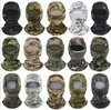 Caps-cyclistes masques Camouflage militaire Balaclava Chapeau extérieur Moto-cycle de pêche de chasse Hood Protection Armée Tactical Face Cover Cover Mask