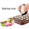 Bakvormen 1/2/4 stks siliconen cake mat 30 holte gebak macaron oven schimmelplaatbladen bak keukengereedschap