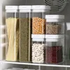 Storage Bottles Cereal Candy Box Leak-resistant Transparent Container Airtight Food Jar For Kitchen With Capacity Sealed