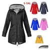 Trench femminile femminile Autumn/inverno con cerniera invernale Top 3 in 1 Outdoor Cappellatura Cappellatura Drop Drop Deliping Delivery Dhioding Dh3A2