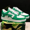 Дизайнерские кроссовки женщины Мужские повседневные обувь платформа Big A Bathing Ape Camouflage STA Medicom Toy Camo Sneaker Kid Monkey Shape Bapstas Stars 36-45 T46