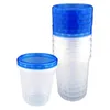 保管ボトル6積み可能な漏れ可能な漏れ可能な容器の軽量食品容器セットキッチン用の蓋付きの透明な鮮明な箱