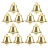 Supplência de festa 12pcs Diy Craft Bells Metal Wind sinos, fazendo pendurar para o chaveiro