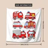 Takestries FireTruck Bombeiro Veículo Ambulância Decoração de parede Tapestry com ganchos Office Presente Perfeito tecido macio delicado