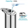 Liquid Soap Dispenser Hand Intelligent Induction Capacity Adjustable Stainless Steel Pump For Kitchen