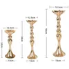 Candele 51 cm VASO DI FLOWER VASE EURIENE CENTRA CENTRO CENTRO CENTRO PROP PROP METALE CANDLESTICK DEI DECIFICA