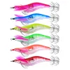 Köder Köder 6pcsset Electronic Blinking LED Fischereiköder im Wasserangriff Werkzeug Minnow Luminous Squid Jig Shrimp Köder Nacht Fischerei Köder 230608