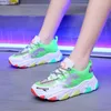 Fitness Shoes Summer Sneakers Women Chunky Mesh For Trainers Platform White Wedges Pink Ladies Casual