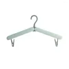 Hangers Foldable Clothes Hanger Travel Rack Portable Drying Clip Home Accessories Underwear Socks H1G8