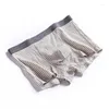 Underpants Arrival Men Boxer Cotton 3pcs/Lot Sexy U Convex Cash Man e Boy Boxer Plus Times