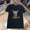 Summer Mens Designer T Shirt Casual Man Tees z literami Drukuj krótkie rękawy