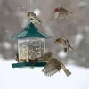 Other Bird Supplies Clear Window Viewing Feeder El Table Seed Peanut Hanging Suction Alimentador Adsorption House Type