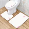 Chaptes de bain Zeegle Set Salle de salle de bain Toilet Foot Tapis Anti Slip Carpet Seat Seat Room Room Absorption Floor