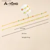 anklets ayong tassel anklet 18kゴールドメッキアフリカンアラブ女性フラワーフットリンクチェーンガールズアンクルズSジュエリーギフトl46