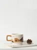 Tazze Morandi Color Coffee tazza vintage Ceramica Ceramica tazza di tema nel deserto creativo Cereali con latte