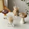 Weingläser kreativer Glas Kaffee Tassen Lustige Bären Wasser Tasse Personalisierte maßgeschneiderte Pilzmilchsaft Home Dekoration Küchenwerkzeug Tool