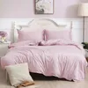 Bedding Sets 4 PCs Set Fitted Flat Sheet Duvet Cover Pillowcases 1000 TC Egyptian Cotton Pure White Color Customize