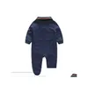 Rompers Design Kids Clothes Cotton Baby Boys Girls Toddler Length Sleeve One-Piece Jumpsuits Summer Infant Onesies Addhat Drop Deliver Dhobp