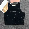 Moda z koralikami bluzki Kobiety Summer Printing Camisole kamizelka Klasyczna bez rękawów