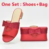 Dress Shoes Italian Ladies And Bags To Match Set Decorated With Rhinestone Slingbacks Low (1cm-3cm) Luxury Women Designers