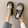 Dames print ontwerper luipaard dikke bodem strand slippers slippers lui nieuwe mode dames pluizige slippers outdoor casual s 8633