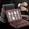 Portable Travelling Watch Storage Bag 2 4 Slot /Grids Leather Watch Box Watches Display Box Case Jewelry Collector Case Gift