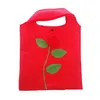 Bolsas de almacenamiento forma de flores de rosa bolso plegable bolso ecológico de la tienda ambiental reutilizable entrega de comestibles entre el hogar jardín de casas dhvmx