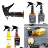 Outils de cheveux 4 couleurs 500 ml de coiffure bouteille pulvérisation bouteille rétro d'huile de whisky arrosage peut pironter à eau Salon professionnel outil de coiffure d dhdhr