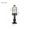 Ljushållare Holder Metal Bird Cage Lantern Chic Decorative Candlestick Table Decorations For Party Wedding Banket Room Decor