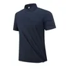 Men's Polos Business Casual POLO Short Sleeved Smooth And Wrinkle Resistant Comfortable Top